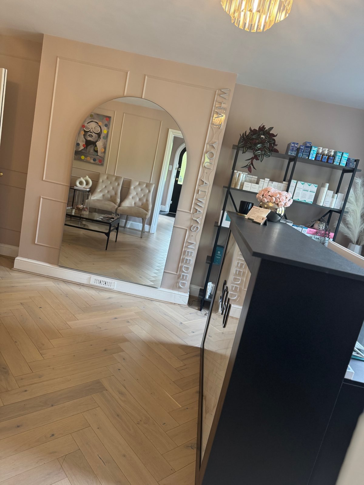 Reception at Sci-U Clinic, Harefield House, Wilmslow